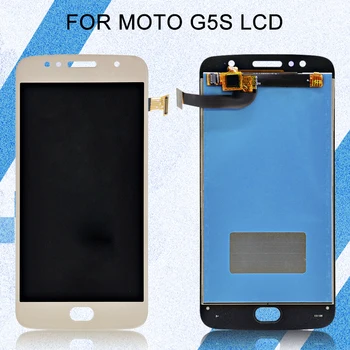 Catteny Par Moto G5S LCD Displejs Ar Touch Screen Digitizer Montāža MotoRola XT1793 Lcd XT1794 XT1792 Lcd Bezmaksas Piegāde