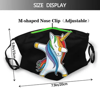Unicorn Mutes, Sejas Maska Unicorn paliekas uzmanīgi Dab Deju Sejas Maska Atdzist Modes ar 2 Filtriem Pieaugušo