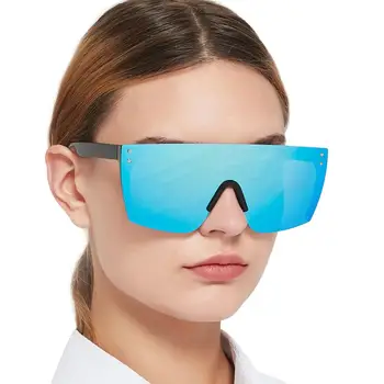 OCCI CHIARI Lielgabarīta Saulesbrilles Sieviešu Vintage Polarizētās Viena gabala Forma Saule Glasse Pretvēja, Aizsargbrilles, Spoguļi UV400 gafas de sol