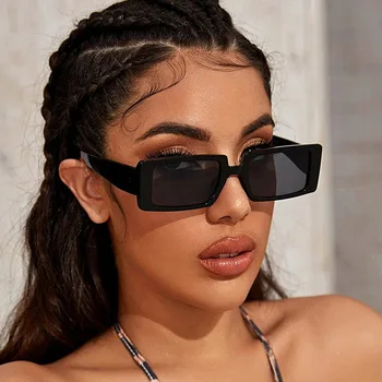 VCKA Laukumā Saulesbrilles Sieviešu Zīmols Saules Brilles Dāmas 2020 Jauno Slīpumu Oculos Spogulis Toņos UV400 modes Skaidrs, lēcas, Briļļu