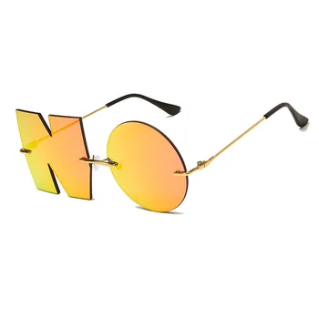 Vintage Steampunk Saulesbrilles Sieviešu 2020. Gadam Retro bez apmales Saulesbrilles Vīriešiem Punk Saulesbrilles Zīmola Dizaineru Briļļu, Lielgabarīta UV400