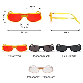 SHAUNA Modes Candy Krāsas Mazs Taisnstūris Sieviešu Saulesbrilles Ins Populārs Vīriešu Toņos UV400