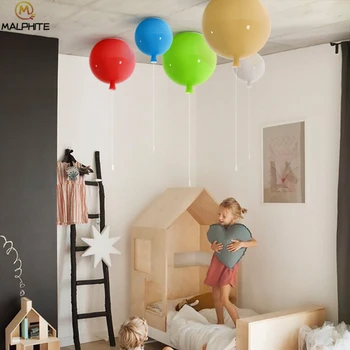 Bērnu Radošā baloni kulons lampas apgaismojums lustras apgaismojums led hanglamp bēniņi dekori lampas, gaismas ķermeņi, Dzīvojamās istabas