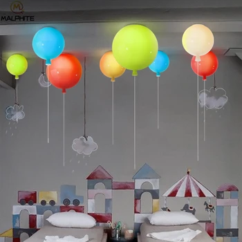 Bērnu Radošā baloni kulons lampas apgaismojums lustras apgaismojums led hanglamp bēniņi dekori lampas, gaismas ķermeņi, Dzīvojamās istabas