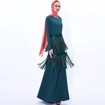 Eid Mubarek Musulmaņu Modes Abaya Dubaija Turcija Kleita, Hijab Kaftan Islāmu Apģērbu Kleitas Sievietēm Vestidos Drēbes Musulman De Režīmā