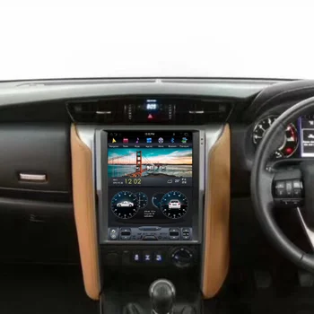 Android 9 128G PX6 Tesla Styel Toyota Hilux Fortuner 2008. -. Gadam Auto Radio Stereo Auto Multimediju Atskaņotājs, DVD, GPS Navigācija