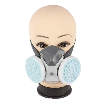 Dual Respiratoru, Gāzes Maska Anti-Putekļu Dvīņu Ķīmiskā Spray Paint Darba Drošības Aizsardzības Rīki Dropship Karstā Pārdošanas