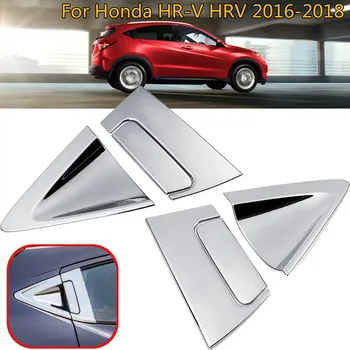 Honda Vezel HR-V HRV 2016-2018 Auto Piederumi 6pcs ABS Chrome/Oglekļa šķiedras Sānu Aizmugures Durvju Roktura Trauka Vāciņš Ievietojiet Apdare