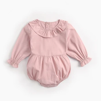 Baby Girl Apģērbu Ķermeņa Uzvalks Bērnu Kokvilnas Modes Tērps Bērnu Jumpsuits Bērnu Bodysuits Rudens Pavasara Jaundzimušo Meiteņu Apģērbs