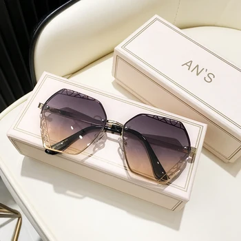 MS ir 2021. Vintage Saules brilles Sievietēm, Kaķu Acu Saulesbrilles Sieviešu Brilles Klasiskās Modes Sieviešu Sakausējuma Kājas Oculos