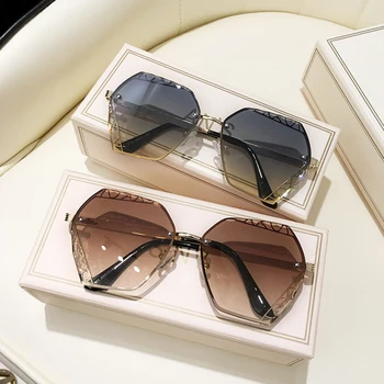 MS ir 2021. Vintage Saules brilles Sievietēm, Kaķu Acu Saulesbrilles Sieviešu Brilles Klasiskās Modes Sieviešu Sakausējuma Kājas Oculos