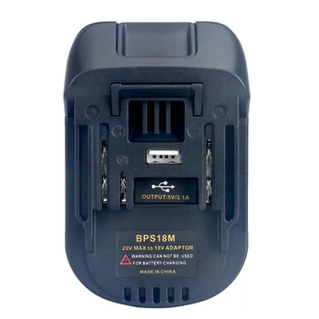 BPS18M Akumulatora Adapteris Black&Decker 20V Litija Par Porter Kabeļu 20V Litija Akumulatoru MAKITA BL1830 BL1840 18V Akumulators