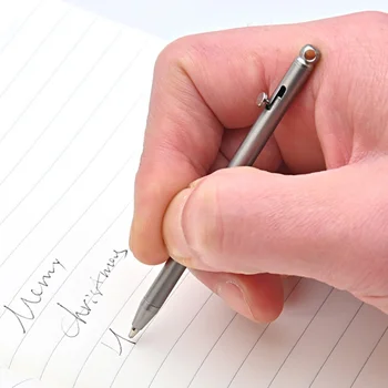 Mini Titāna Pildspalvu Personības Radošo Paraksts Pildspalvu Praktisku Vides Portatīvo Āra EDC Sīkrīku Rīku Iekārtas
