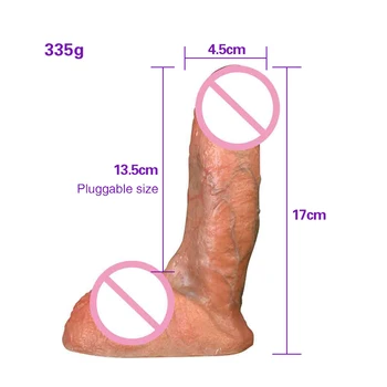 Reāli mīksta silikona dildo Augsta elastība spēcīgu iesūkšanas dildo Vīriešu mākslīgā dzimumlocekļa Sieviešu masturbācija Pieaugušo rotaļlietas Sieviete