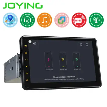 Joying Universālā 1 din 7 collu Quar Core Android Auto Radio ar Spoguli Saites, Ne DVD Auto Multimedia Player Autoradio BT GPS Kameras