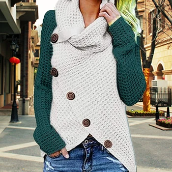Sfit Rudenī 2020. Gadam, Modes Sievietēm Raibs Trikotāžas Džemperis Ziemas Gadījuma Džemperi Vilkt Femme Trikotāžas Sweter Mujer Drēbes Jaunas