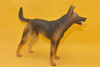 Karstā rotaļlietas: samll vācu Aitu suns simulācijas modelis, Dzīvniekiem bērniem, rotaļlietas, bērnu izglītības aksesuāri