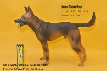 Karstā rotaļlietas: samll vācu Aitu suns simulācijas modelis, Dzīvniekiem bērniem, rotaļlietas, bērnu izglītības aksesuāri