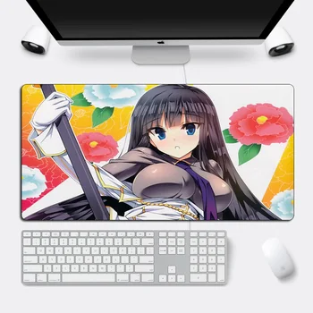 Liela vidusskolas DXD Peles Paliktņa 60x30cm Anime Otaku Seksīga Meitene Gaming peles paliktnis XXL Slēdzenes Malas Gumijas Izturīgs Datora Galds Mat
