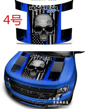 Auto uzlīmes Ford Raptor F150 kapuci modificētu dekoratīvās uzlīmes Raptor F150 kapuci personalizētu pasūtījuma uzlīmes