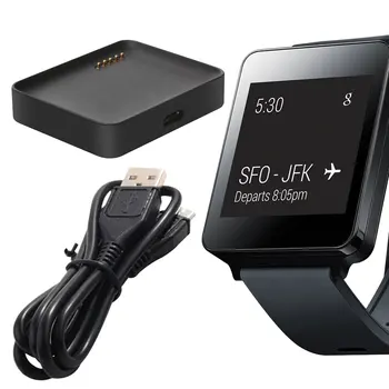 Augstas Kvalitātes Uzlāde Dokā ar Uzlādes Kabelis Skatīties Lādētājs LG G Skatīties W100 / W110 / W150 Smart Skatīties USB Lādētāji Adapteri