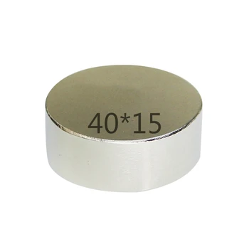 1gb Neodīma magnēts 40x15 mm gallija metāla super spēcīgu magnētu 40*15 lielā apaļā spēcīgs pastāvīgu magnētisko 40 x 15 magnēts