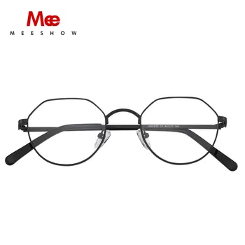 Meeshow titāna sakausējuma brilles rāmis sieviešu modes brilles brilles vīriešiem tuvredzība optisko rāmis Eiropā recepšu brilles