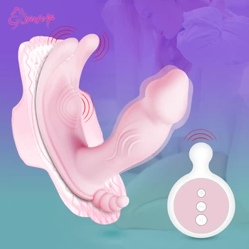 Valkājamas Biksītes Maksts Vibrators uz Klitora Dildo Sievietēm Klitora Stimulators Erotiska Seksa rotaļlietas Pāriem Pieaugušo Sieviešu Sieviete