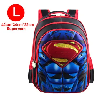 BRĪNUMS Superman Batman Zirnekļcilvēka Schoolbags Captain America Zēns Meitene Bērniem Skolas Somas studentu mugursoma Jauniešu Peoople