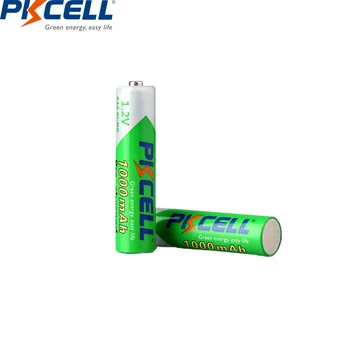 50PC PKCELL 1.2 V AAA zema sevis, kas izvada 1000mah akumulatora aaa uzlādējamās baterijas pilas recargable NIMH aaa baterijas rotaļlietām