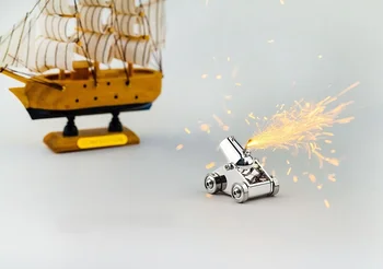 2 Izmērs Nerūsējošā Tērauda Miniatūras Napoleons Lielgabalu Metāla Jūras Darbvirsmas Modelis Artilērijas Komplekts Kolekcija Lādiņu Var Tikt Atlaists
