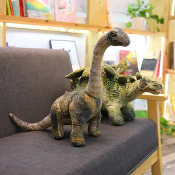 Jurassic Pasaules Dinozauru Plīša Rotaļlietas Simulācijas Plīša T-rex/Seismosaurus/Stegosaurus/Spinosaurus Bērnu Rotaļlietu Dzīvnieku Lelle