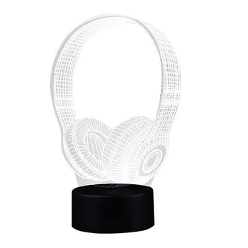 3D Nakts Gaisma Galda Lampa LED ar Vizuālo Nakts Gaisma Romantisks Ziemassvētku Valentīna Diena Dāvanu USB Strāvas Pasūtījuma Lampa USB Strāvas Pasūtījuma
