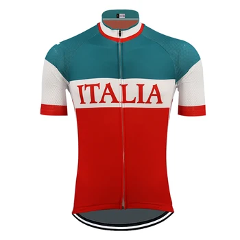 Klasiskā ITĀLIJA ar velosipēdu jersey mtb jersey elpojošs velo apģērbs ar īsām piedurknēm triatlona velosipēds apģērbu maillot ciclismo