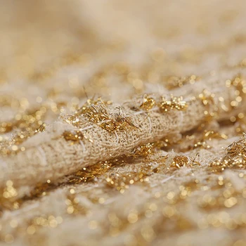 2019 zelta desert aušanas mīksta tvīda auduma mētelis ziemassvētku tissus ās metru telas bazin riche getzner tissu tecido tela DIY