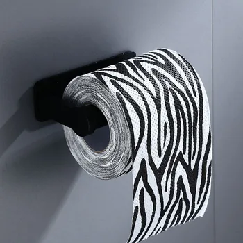 Vannas istaba papīra turētāji melnās sienas uzstādīts skrūvi bezmaksas uzstādīšana tualetes papīra ruļļu stends maisītājs virtuves audu roll turētājs