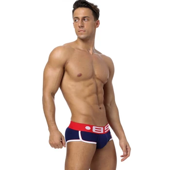 Zīmolu Modes karstā elastīgs populāro zīmolu BS Apakšveļa elpojošs kokvilnas sexy geju spandex cueca hombr vīriešu apakšveļa B0039