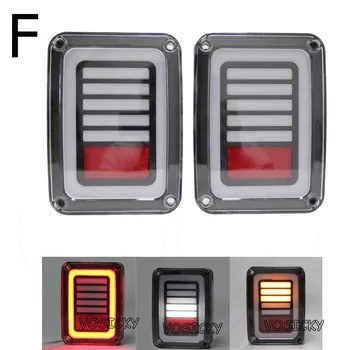 LED Atpakaļgaitu Bremzes Aizmugurējie Lukturi Ar ES/MUMS Standarta Atpakaļgaitas Gaismas Signālu Gaisma Auto Auto Tali Gaismu 07-16 Jeep Wrangler
