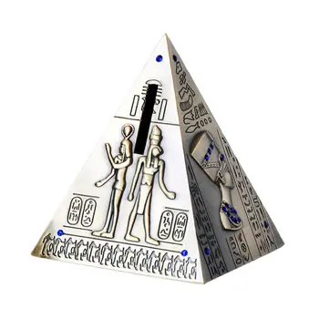 Piramīdas Cūciņa Banka Bronzas Statuja Monētas Var Ēģiptes Piramīdas Modeļa Pasaules Brīnumu Tūrisma Suvenīru Bērniem, Dāvana Ir 2021. Dropshipping
