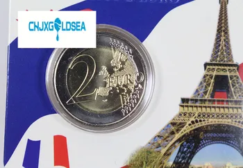 2016 francijas Eiropas Futbola Čempionāta monētu 2 eiro prezentēt oriģinālu dāvanu