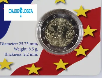 2016 francijas Eiropas Futbola Čempionāta monētu 2 eiro prezentēt oriģinālu dāvanu