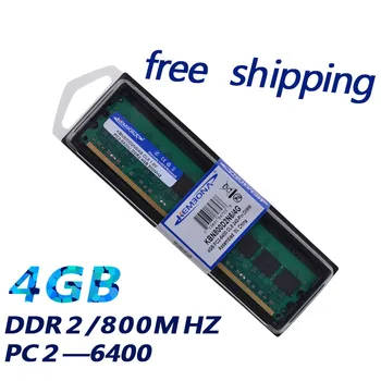 KEMBONA Jaunu Auni Computador Memoria RAM DDR2 4GB 800MHz Desktop PC Datora Atmiņas Modulis DDR 2 RAM Bārs 4G Darbu-M-D