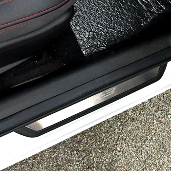Priekš Mazda CX3 CX-3 2020 2019 2017 2018 Aksesuāri, Durvis, Palodzes Pretnodiluma Plāksnes Laipni Pedāli Nerūsējošā Tērauda Car Styling