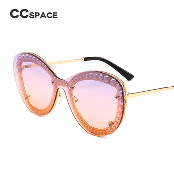 46024 Iegulto Pērle Apskava Tips Luksusa Saulesbrilles Sieviešu Brilles UV400 Dizaineru Modes Sieviešu Toņos