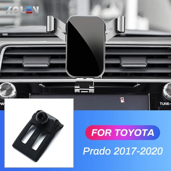 Auto Mobilā Telefona Turētājs Toyota Prado 2017 2018 2019 2020 Piederumi Auto Smaguma GPS Stāvēt Īpašs Mount Navigācijas Turētājs
