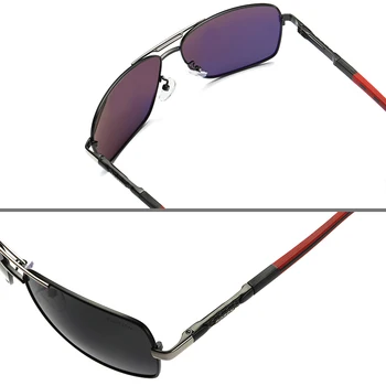 Polarizētās Saulesbrilles, Vīriešu Klasisko Saules Brilles UV400 Pārklājuma Objektīvs Sakausējuma Rāmis Braukšanas Brilles Vīriešiem H8724
