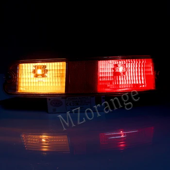LED Sarkans Aizmugures BumperFor Mitsubishi Pajero Montero V73 V75 V77 2003 2004 2005 2006 2007 Asti Signāls, Brīdinājuma Gaismas Atstarotājs Gaismas