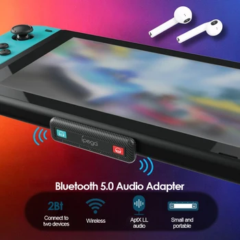 Dual Bluetooth V5.0 Adapteri Audio Uztvērēju Nintendo Slēdzis PS4/Slēdzis Lite Elektronisko Mašīnu Piederumi