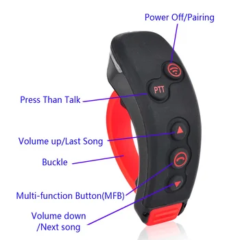T-Rex*2gab 1,5 KM, 8-Way Radio Bezvadu Interphone Bluetooth Intercomunicador MP3 Koplietošanas AUX Ieeja Motociklu Grupas TalkSystem