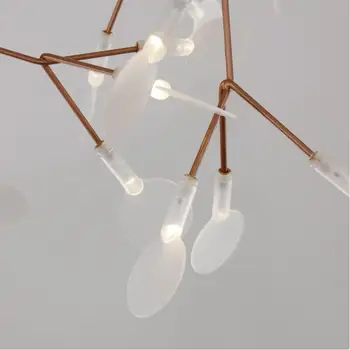 Radošā Mākslas Dizainers LED Lustras Luksusa Koku Lapu Mūsdienu Kulons Lampas Deco Lustras, Lai Ēdamistaba, Dzīvojamā Istaba Mājās Guļamistaba